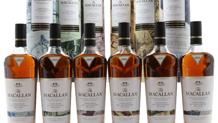 MACALLAN 麥卡倫詹姆士龐德 60 週年紀念版 DECADES I-VI 6 X 70CL