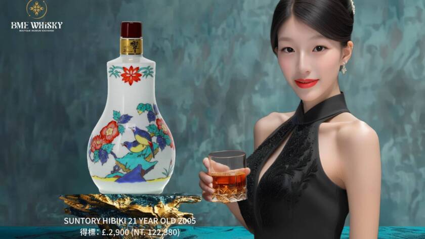 SUNTORY HIBIKI 21 YEAR OLD 2005 CERAMIC ARITA DECANTER (60cl)